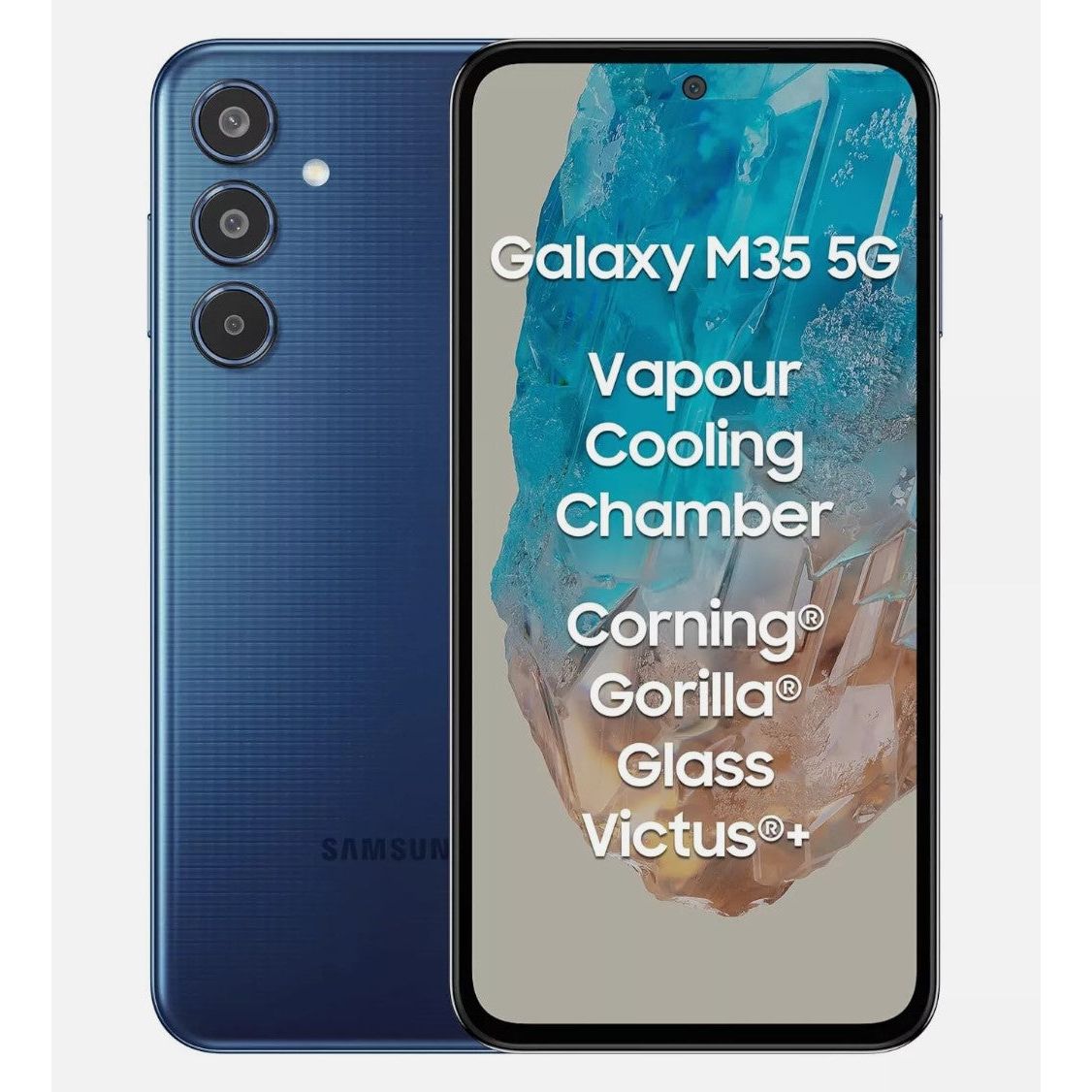 Samsung Galaxy M35 5G (Blue,8GB RAM,256GB )Exynos 1380 Processor Global Version.