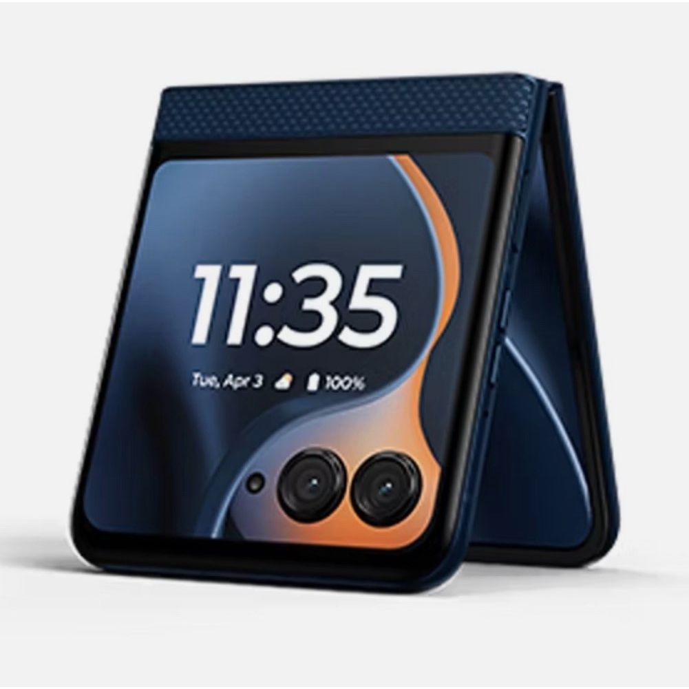 Motorola - razr 2025 256GB (Unlocked) - PANTONE Gibraltar Sea