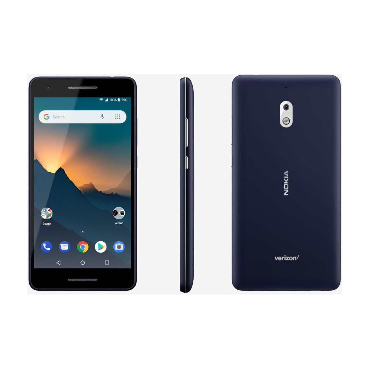 Nokia 2 V - 8 GB - Blue/Silver - Verizon - GSM