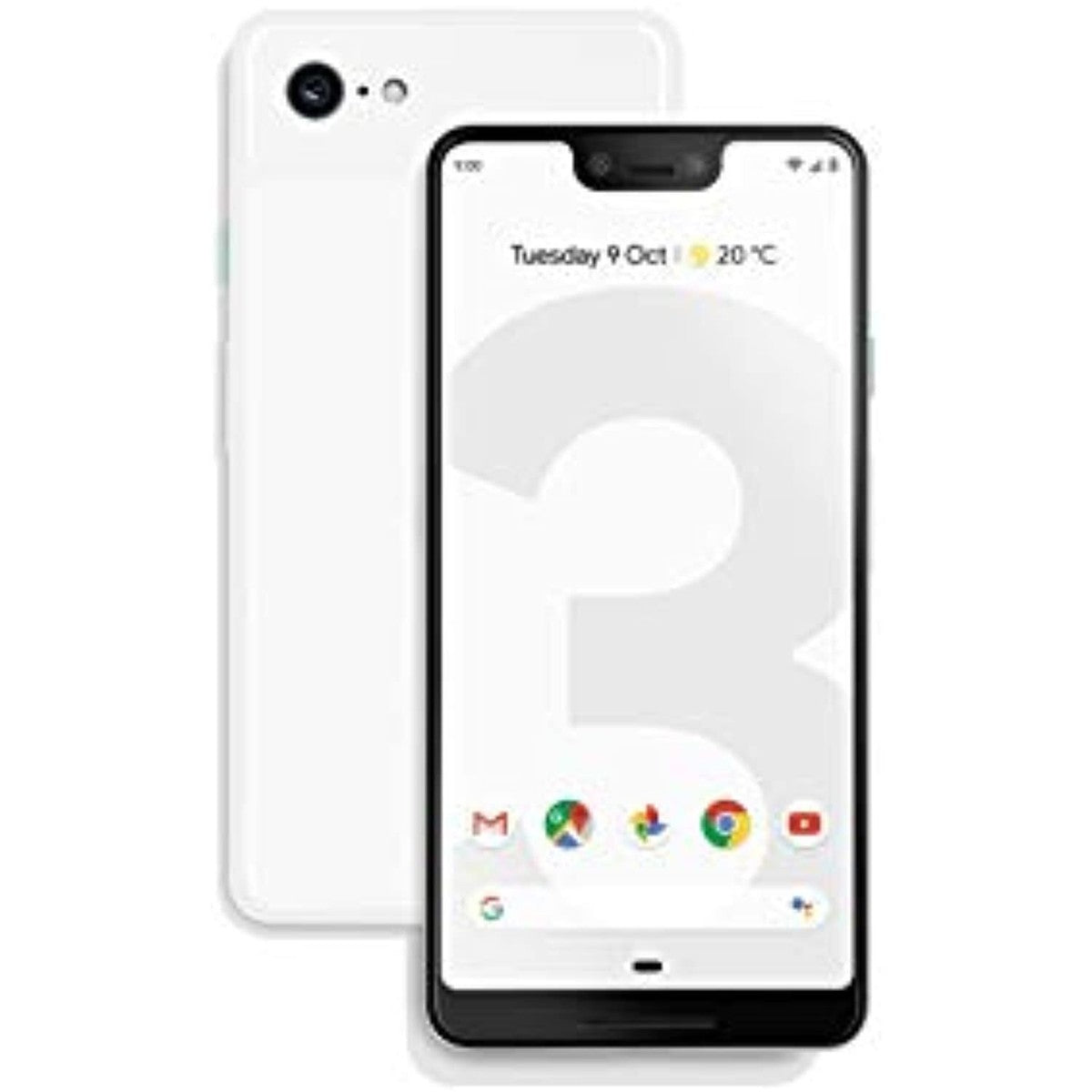 Google Pixel 3 - 128 GB - Clearly White - Unlocked – ElectronicsForce