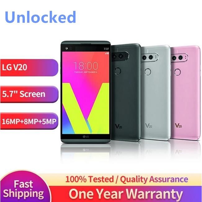 LG V20 64GB Unlocked GSM Smartphone - 5.7" Screen