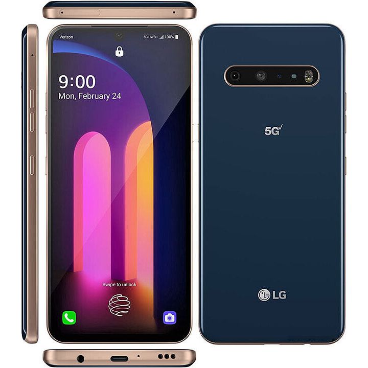 LG V60 ThinQ 5G UW - 128 GB - Classy White - Verizon - CDMA/GSM