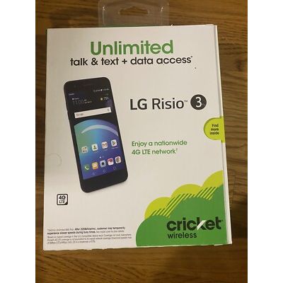 Glogga Risio LG Risio 3 16GB Prepaid Smartphone Cricket Wireless – ElectronicsForce