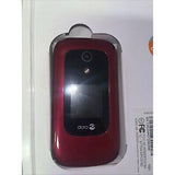 Doro 7050 - 512 MB - White  Burgundy - Unlocked - GSM