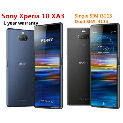 Sony Xperia 10 I4193 6GB/64GB Dual SIM SIM FREE/ Unlocked - Black