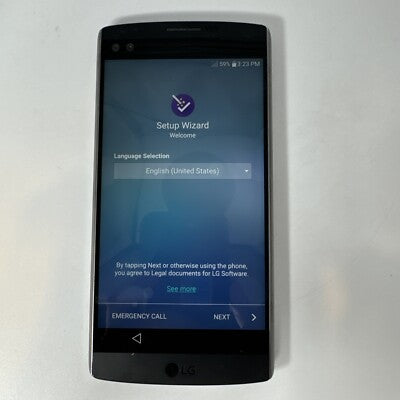 LG V10 - Dual-Sim - 64 GB - Space Black - Verizon - CDMA