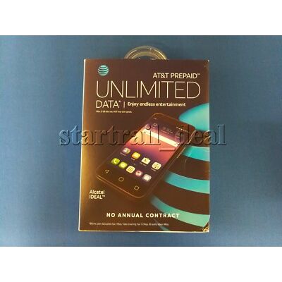 Alcatel Ideal - 8 GB - Slate Blue - AT&T with GoPhone - GSM