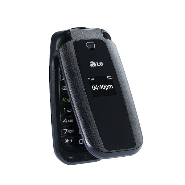 Tracfone LG 440G Flip Mobile Phone - Black