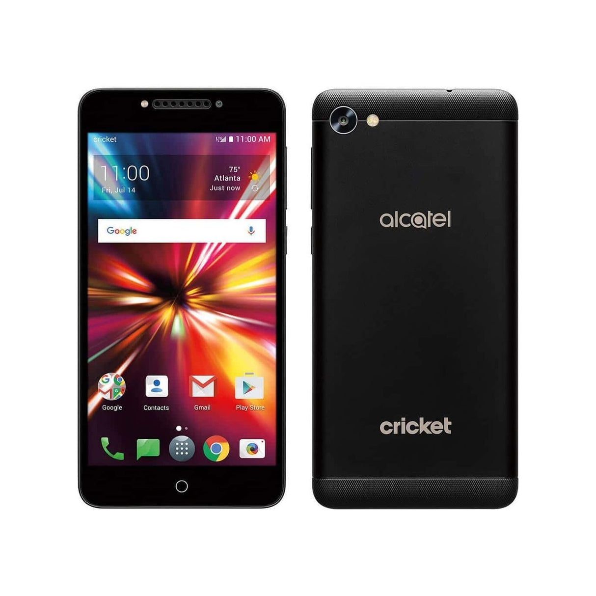 Alcatel Cricket Pulsemix Android Smartphone - 16 GB - Black
