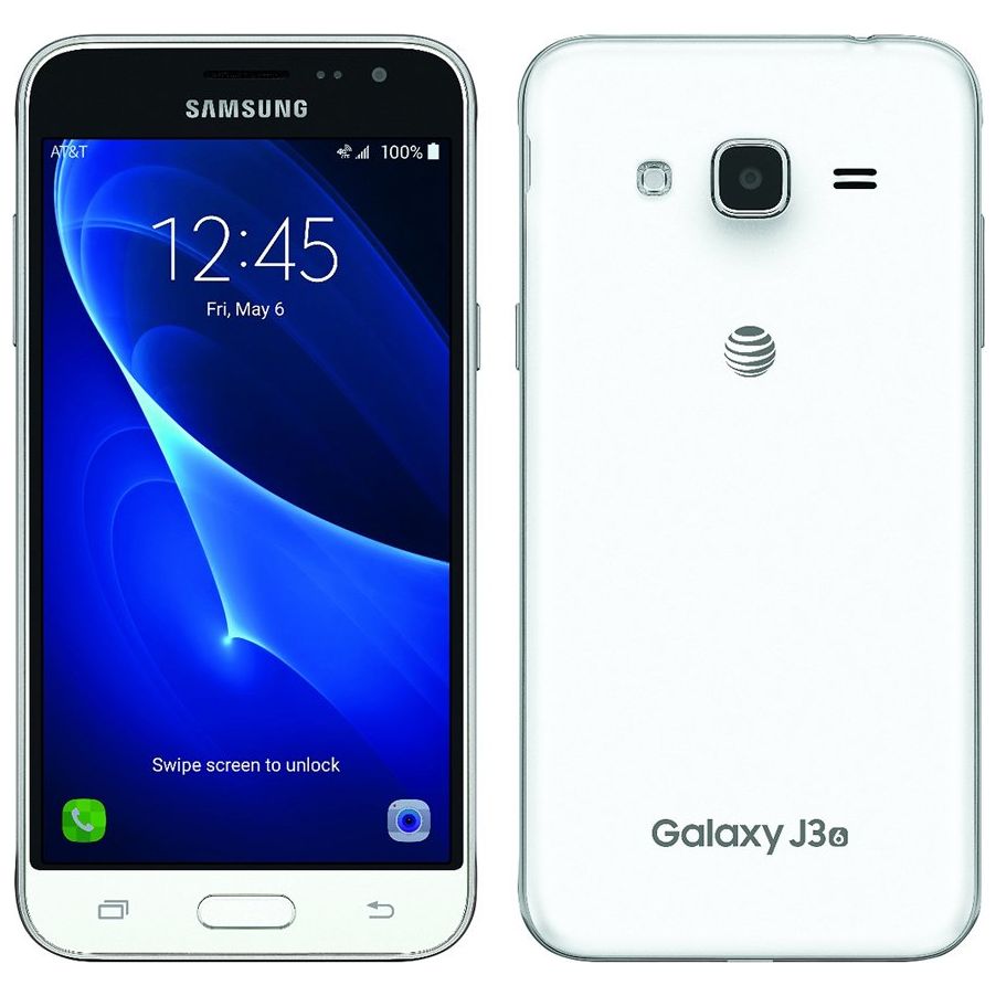 Samsung Galaxy J3 - 16 GB - White - AT&T - CDMA/GSM