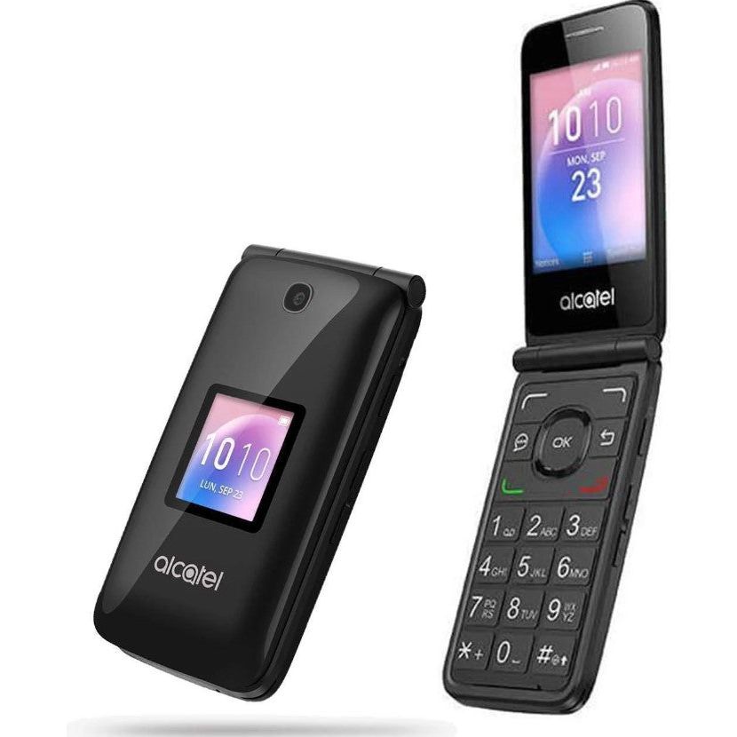 Alcatel Go Flip | 4GB (GSM Unlocked) Flip Phone | Black 4044V