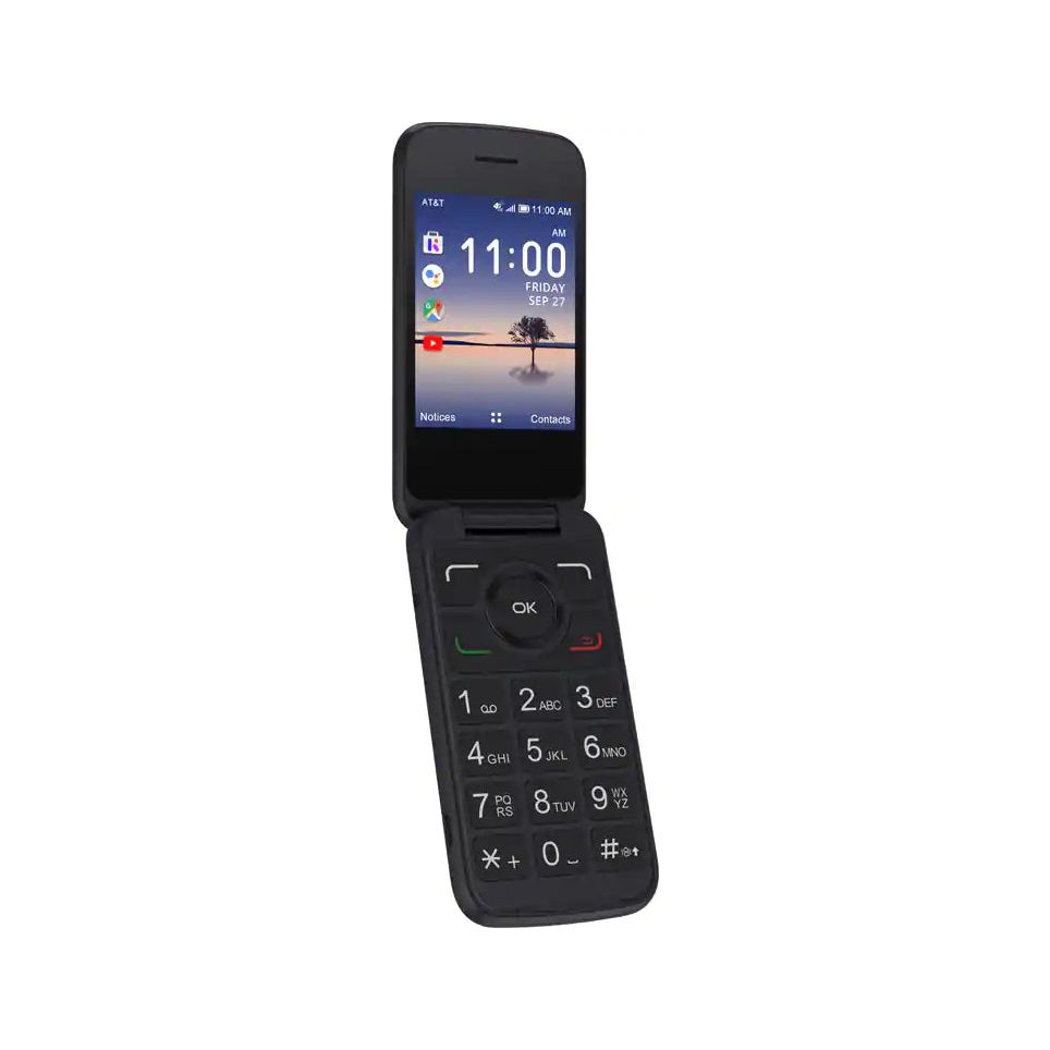 At&t Prepaid Alacatel Smartflip Phone (4GB) - Black