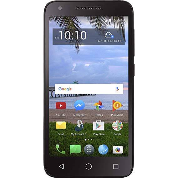 Simple Mobile - Raven A574BL with 16GB Memory Cell Phone - Black
