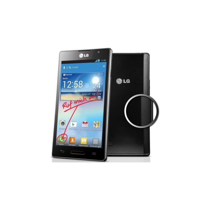 LG - Optimus L9 4G Mobile Phone - Onyx Black GSM Un-locked