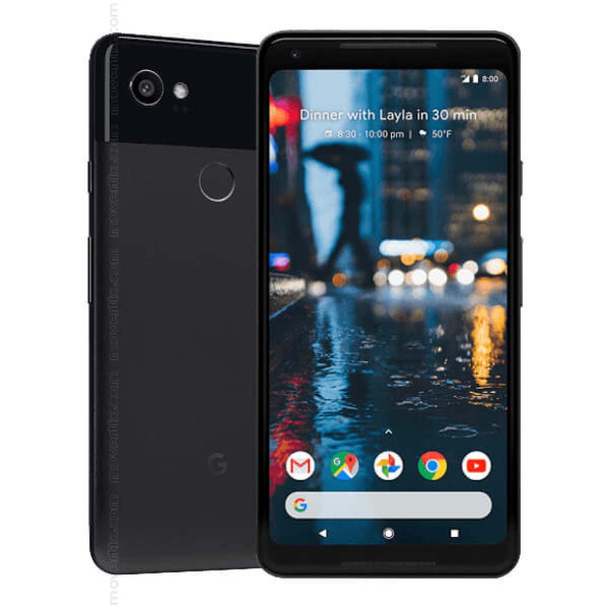 Google Pixel 2 XL - 128 GB - Just Black - Verizon - CDMA/GSM