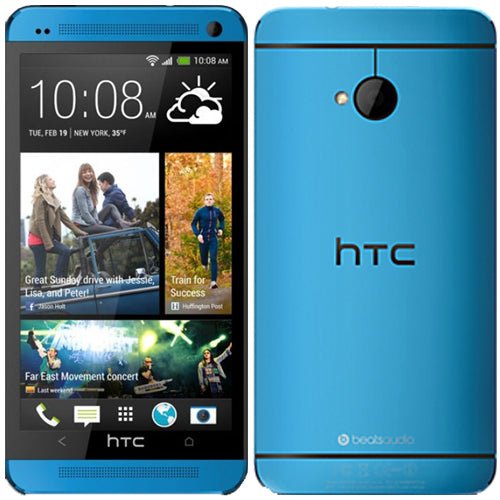 HTC One (M7) 4G with 32GB AT&T Smartphone - Blue