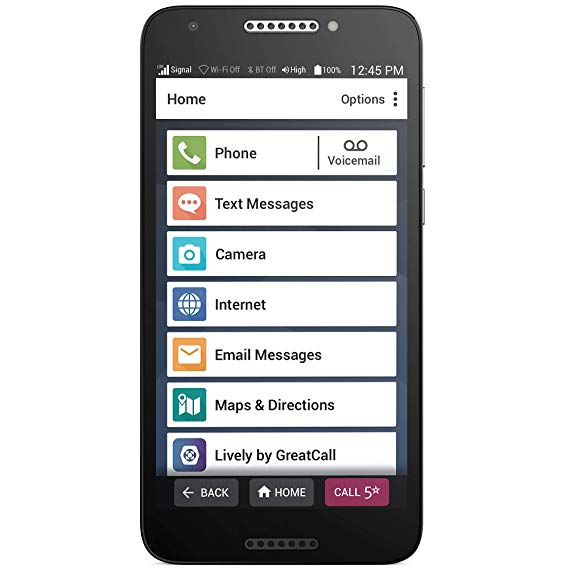 Jitterbug Smart2 No-Contract Easy-to-Use 5.5