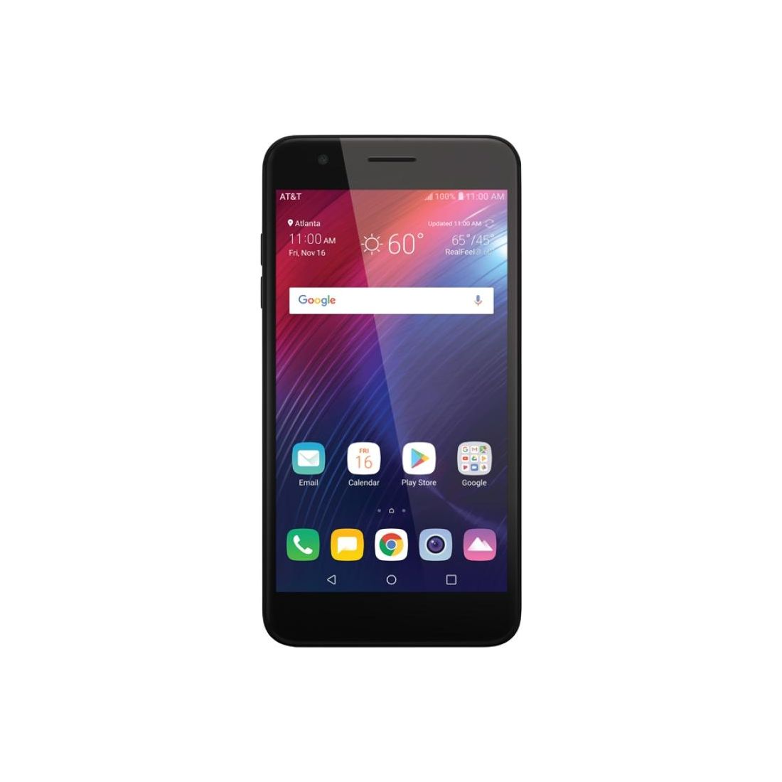 LG Phoenix Plus - AT&T Prepaid - Black - Mobile Phone