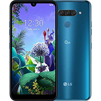 Unlocked New LG Q60 Dual SIM 64GB 3GB Ram 4G LTE Smartphone Blue