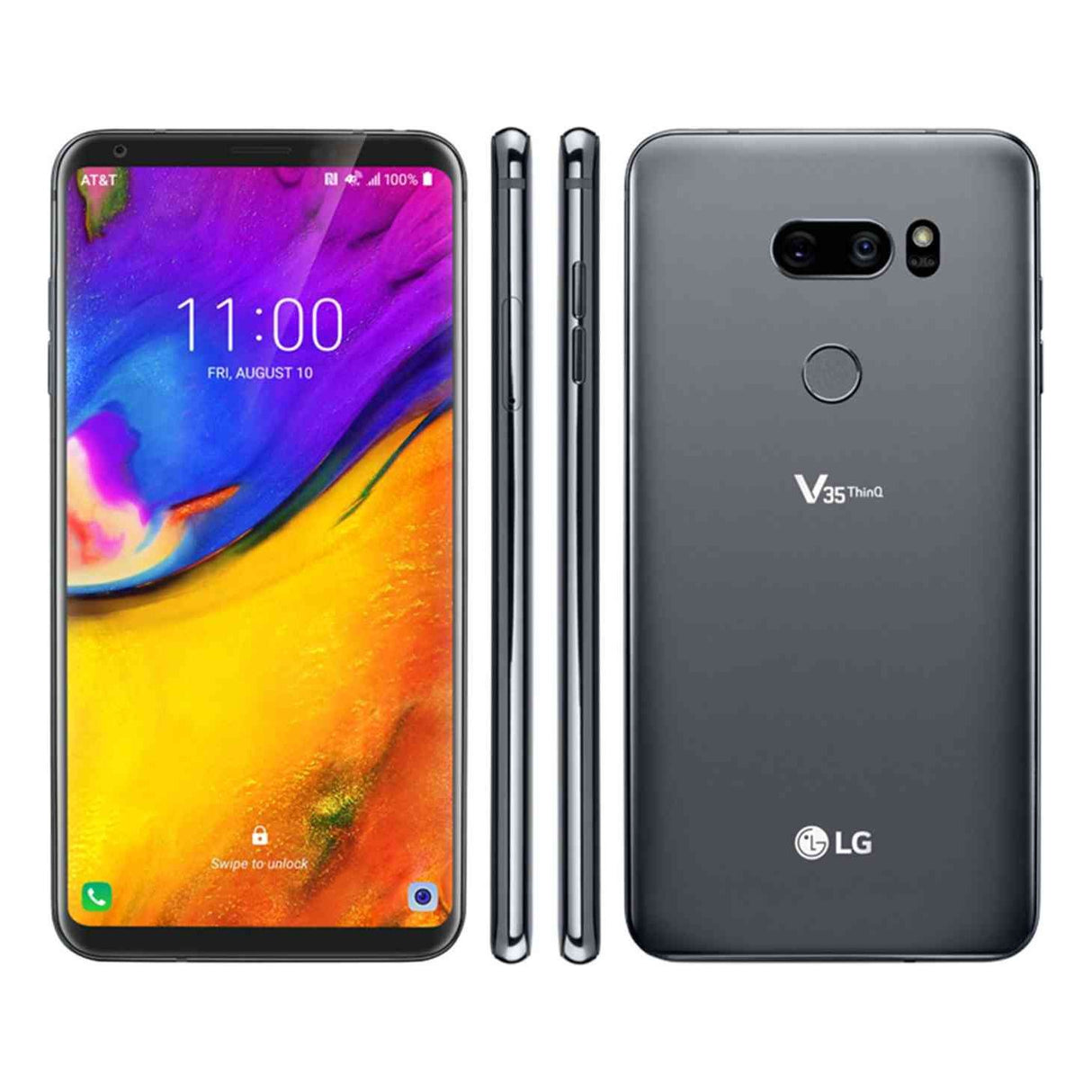 LG V35 ThinQ - 64 GB - New Aurora Black - AT&T - GSM