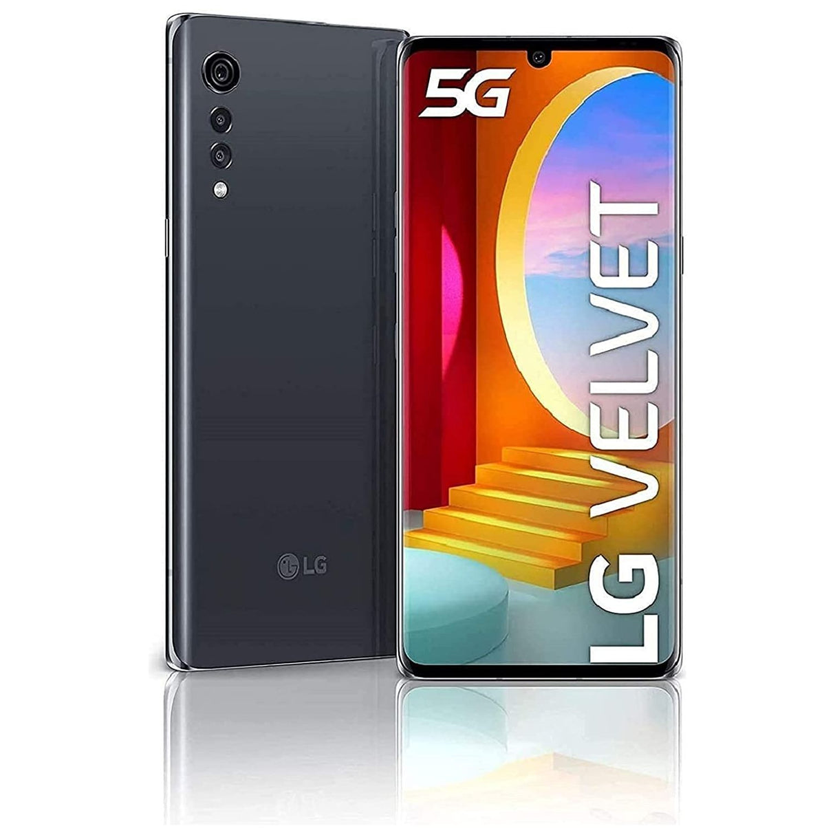 LG Velvet 5G LMG900UM1A (GSM Unlocked) LMG900EM.AVDIAY Aurora Gr