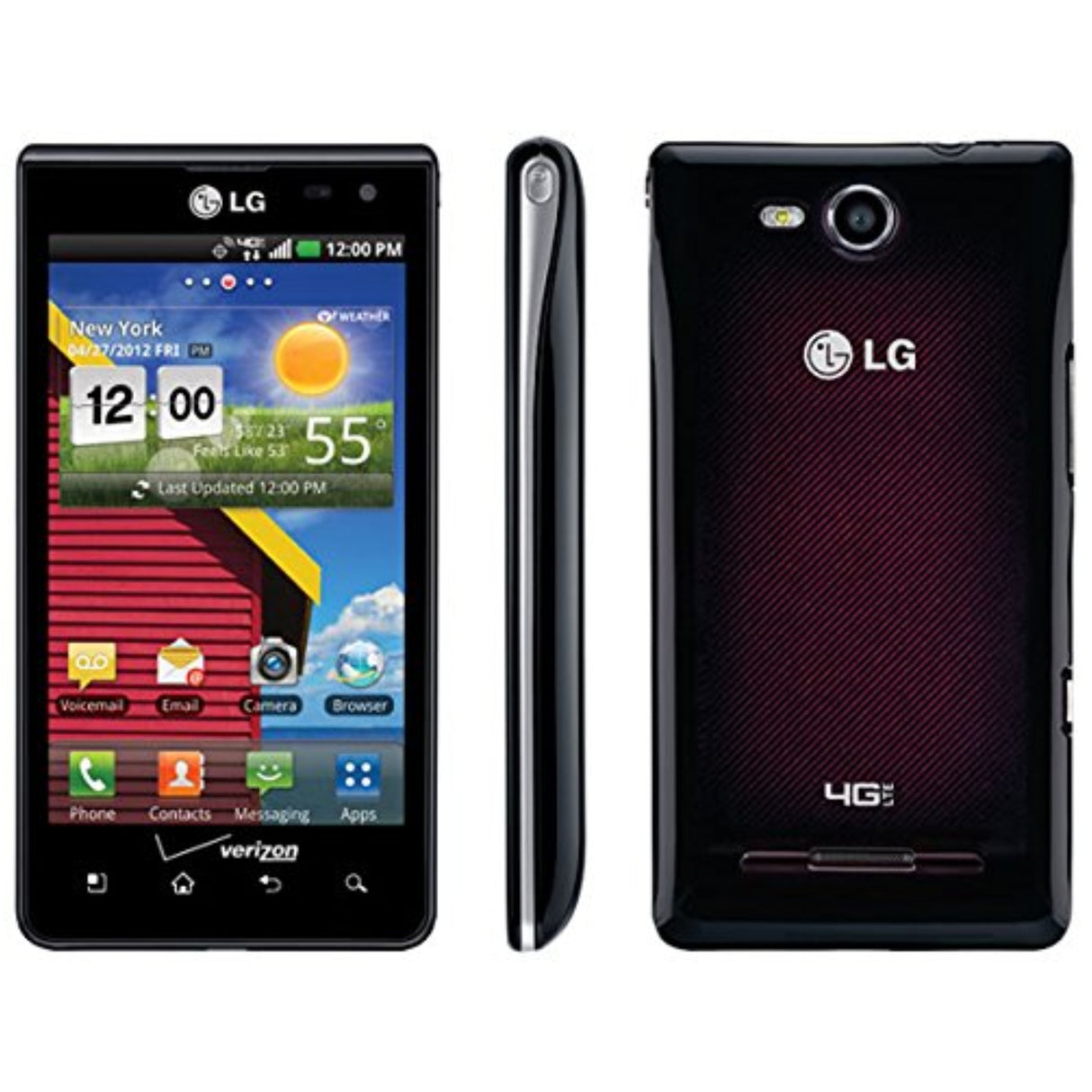 LG Lucid VS840 - 8 GB - Black - Verizon - CDMA
