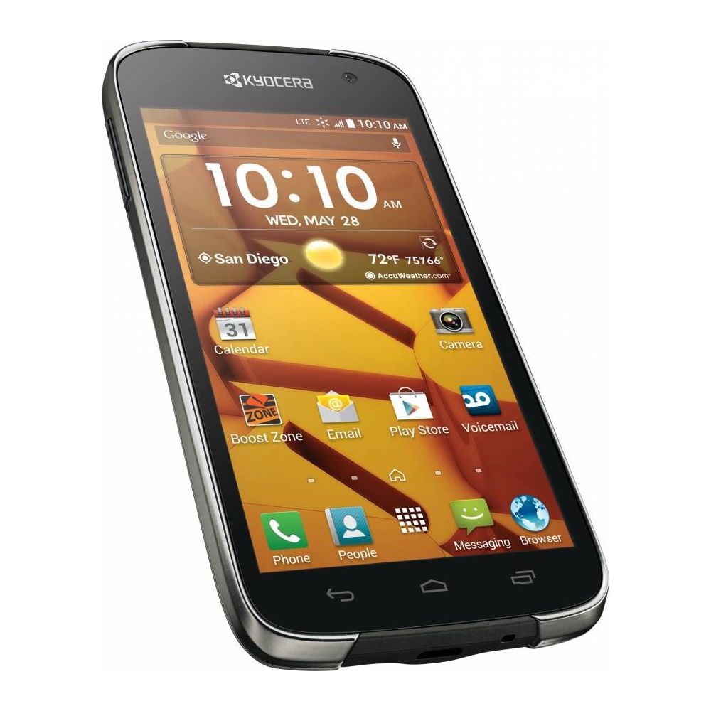 Kyocera Hydro ICON - 8 GB - Black - Boost Mobile - CDMA