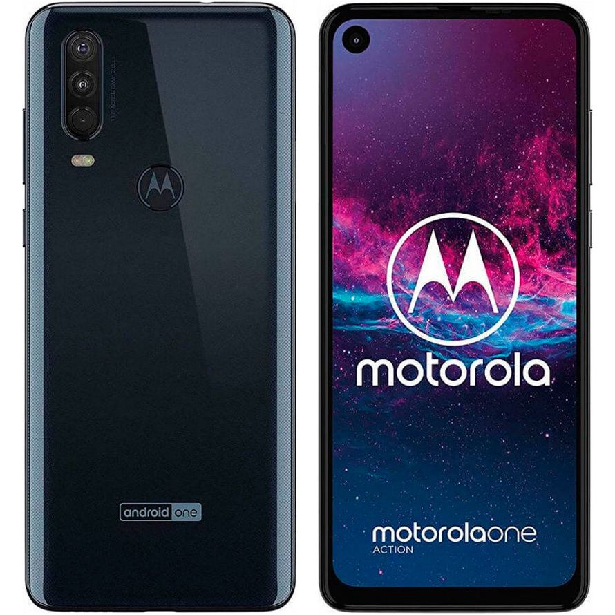 Motorola One Action - 128 GB - Demin Blue - Unlocked - CDMA/GSM