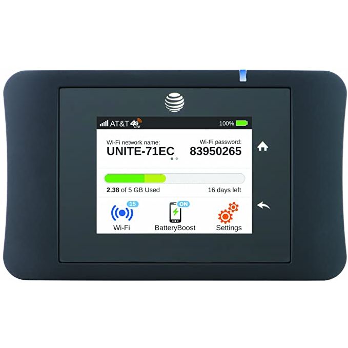 AT&T Mobile Hotspot MiFi at Unite Pro Black – ElectronicsForce