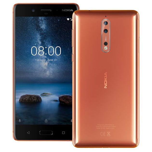 Nokia 8 4GB Ram 64GB Dual SIM - Polished Copper