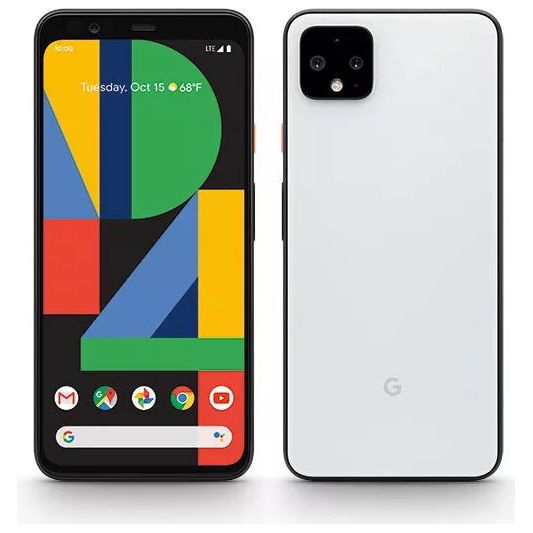 Google - Pixel 4 with 64GB Cell Phone (Unlocked) - Clearly White