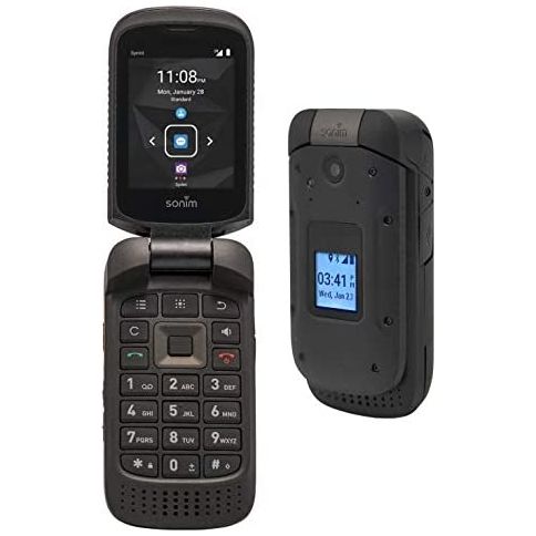 Sonim XP3 XP3800 4G LTE 8GB Rugged Flip Phone At&t - Black