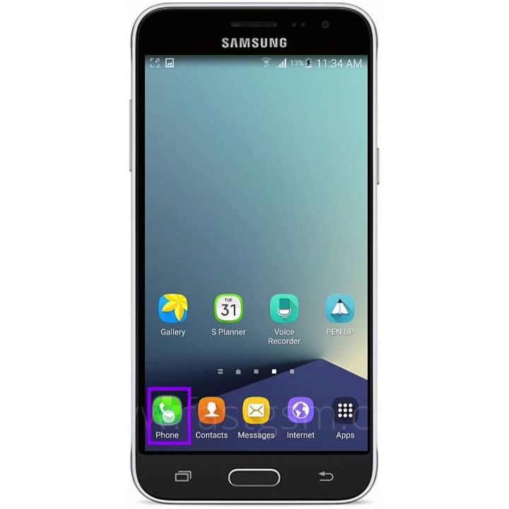 Samsung Galaxy Amp 2 - 8 GB - Black - Cricket Wireless - GSM