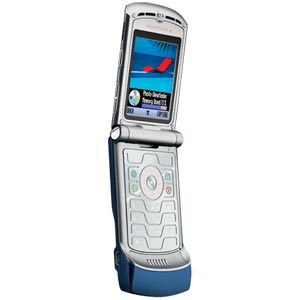 Motorola V3 RAZR No Contract Cell Phone GSM Un-locked (blue