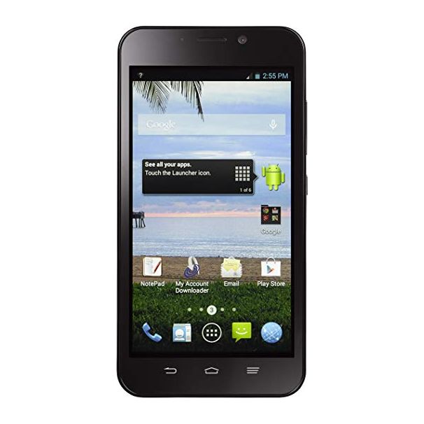 ZTE Quartz 797C 5.5" Android Prepaid Phone with Triple Minutes (